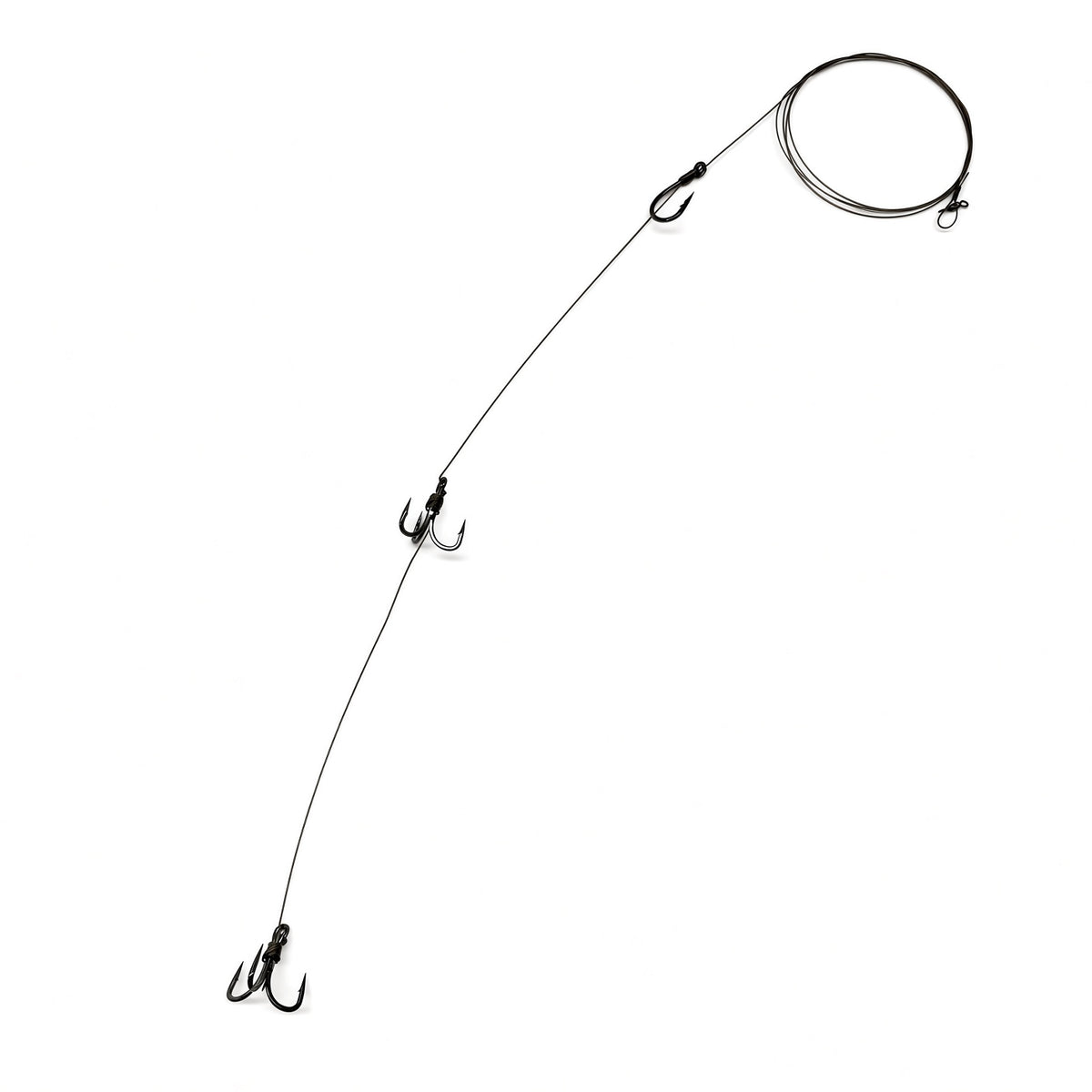 90 lb Live Bait Fishing Stinger Rig for Wahoo shown on a white background.